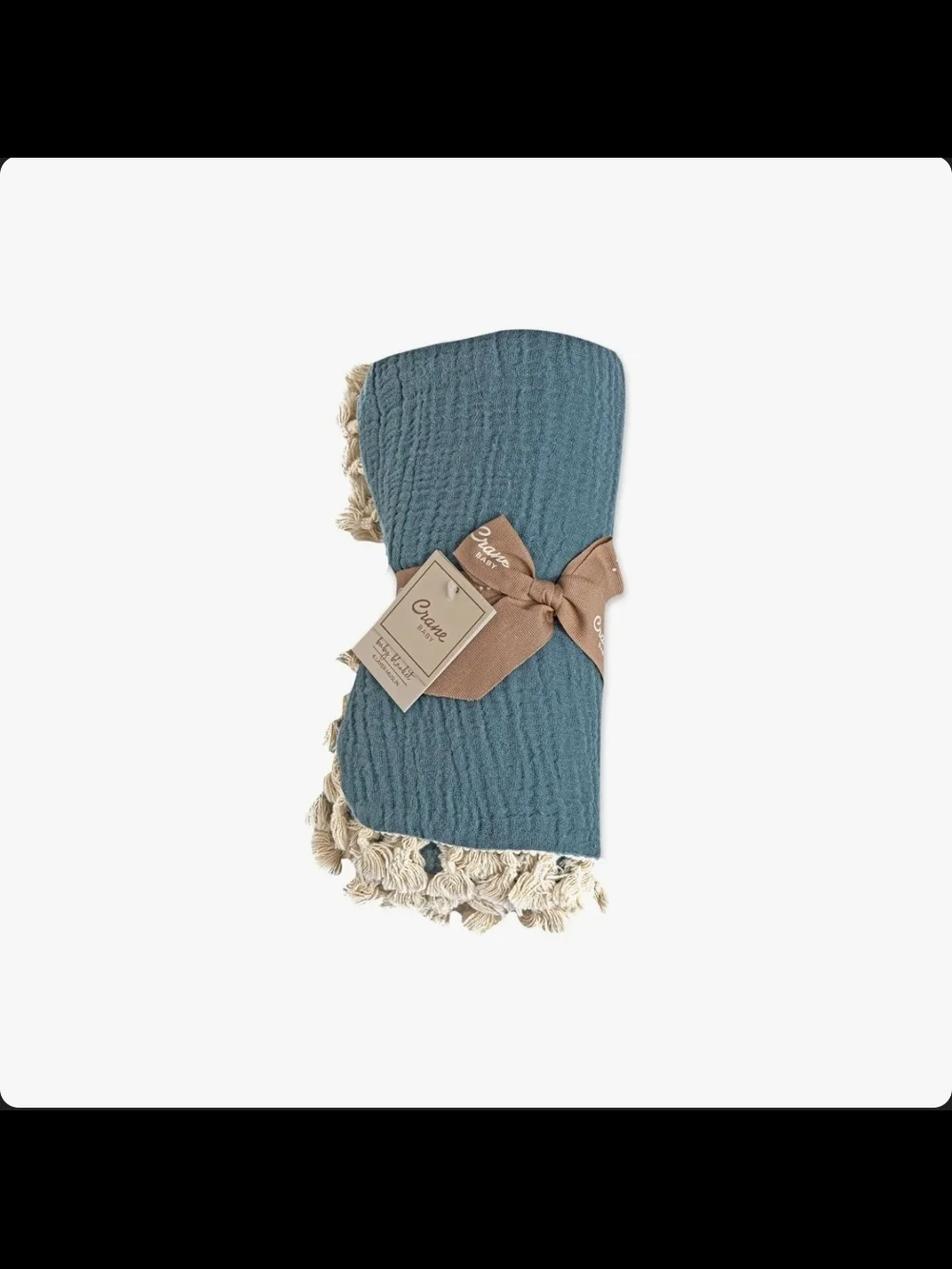 Crane Baby 6  Layer 100% Cotton Muslim Baby Blanket